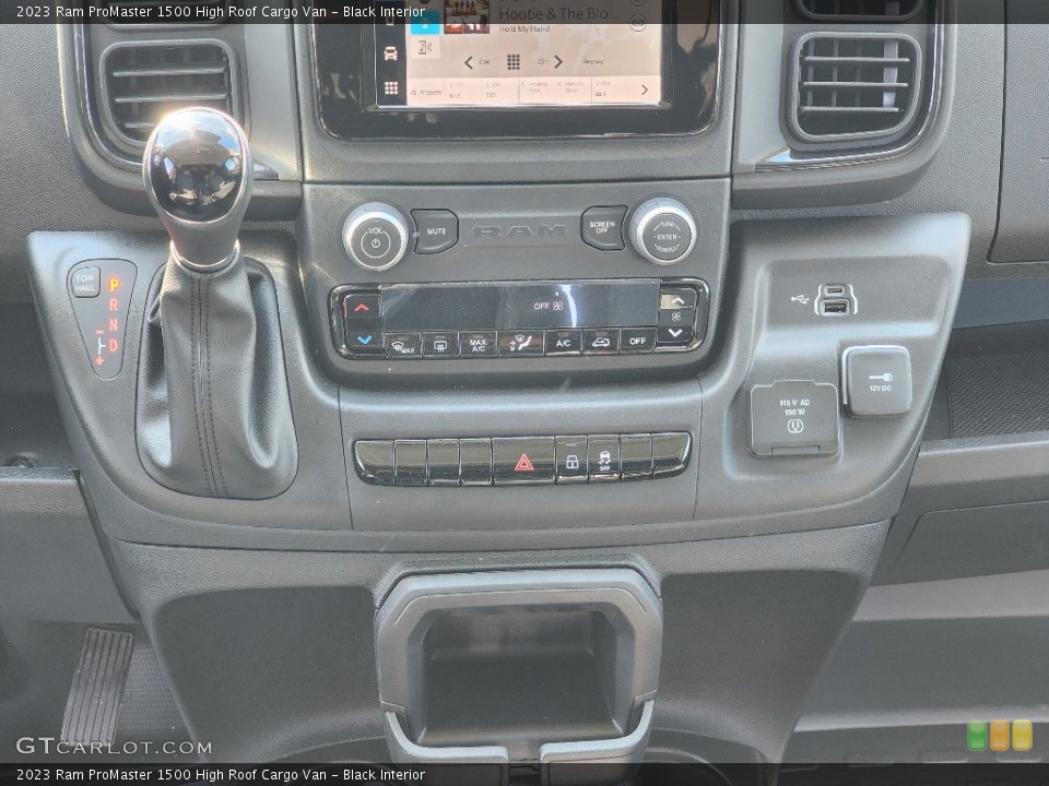 Black Interior Controls for the 2023 Ram ProMaster 1500 High Roof Cargo Van #145698947