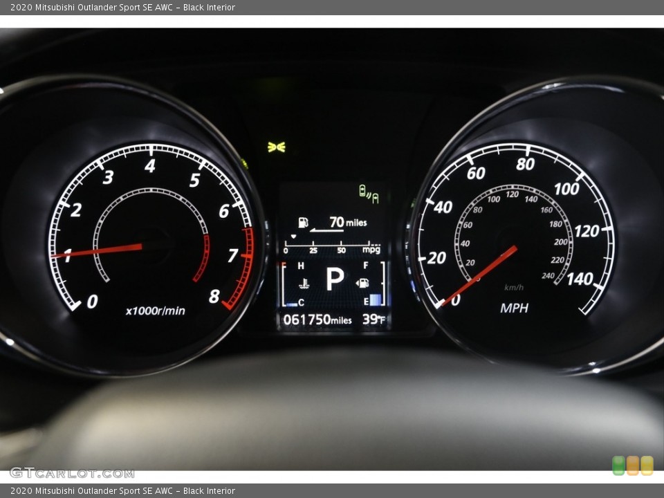 Black Interior Gauges for the 2020 Mitsubishi Outlander Sport SE AWC #145698953