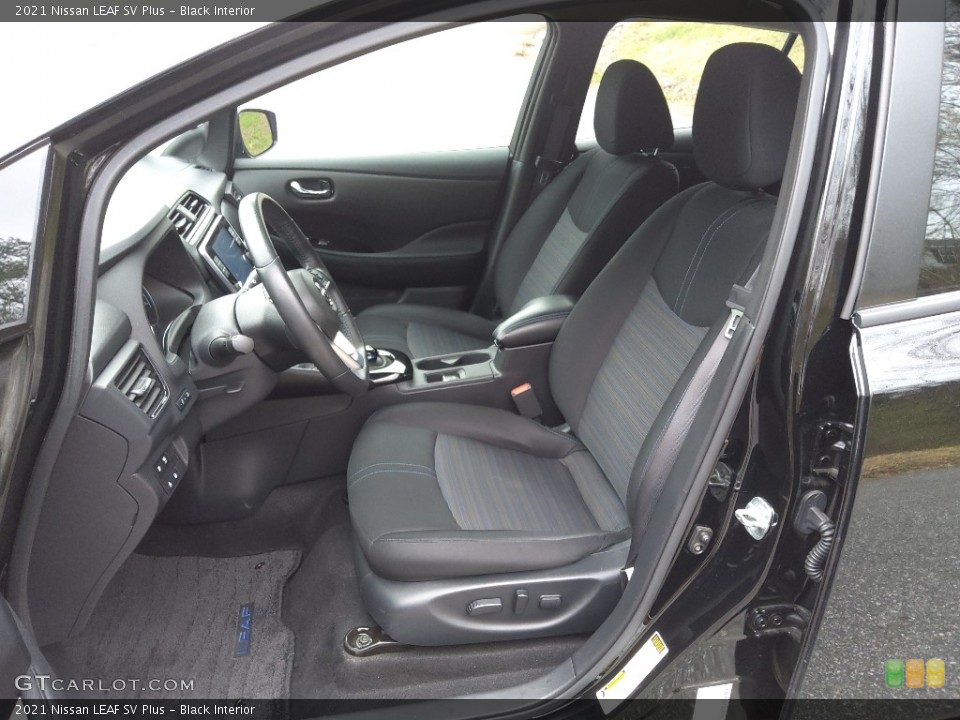 Black Interior Front Seat for the 2021 Nissan LEAF SV Plus #145699322