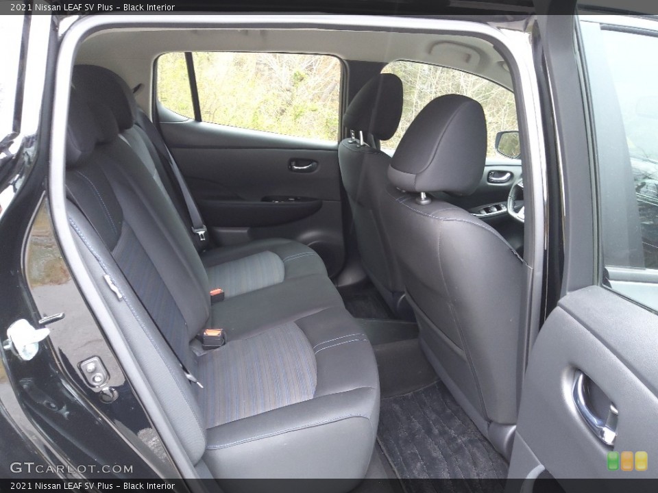 Black Interior Rear Seat for the 2021 Nissan LEAF SV Plus #145699431