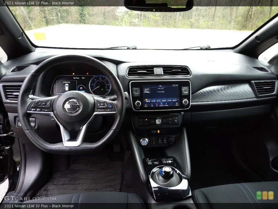 Black Interior Dashboard for the 2021 Nissan LEAF SV Plus #145699490