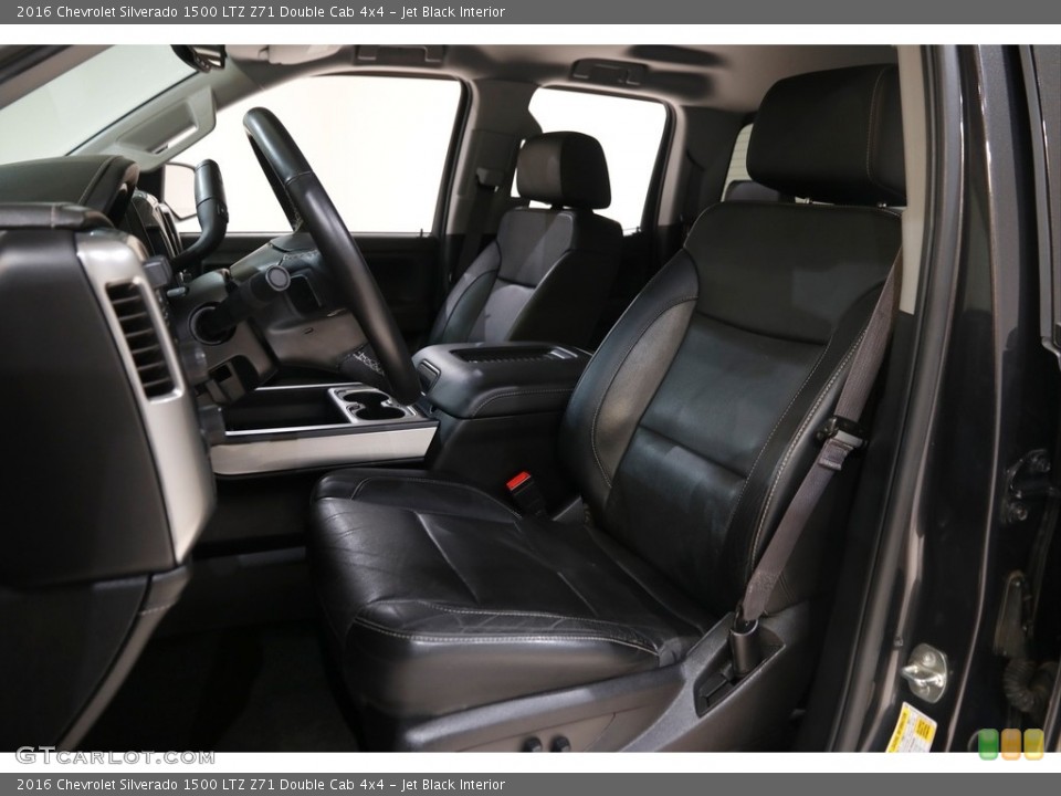 Jet Black Interior Front Seat for the 2016 Chevrolet Silverado 1500 LTZ Z71 Double Cab 4x4 #145699652