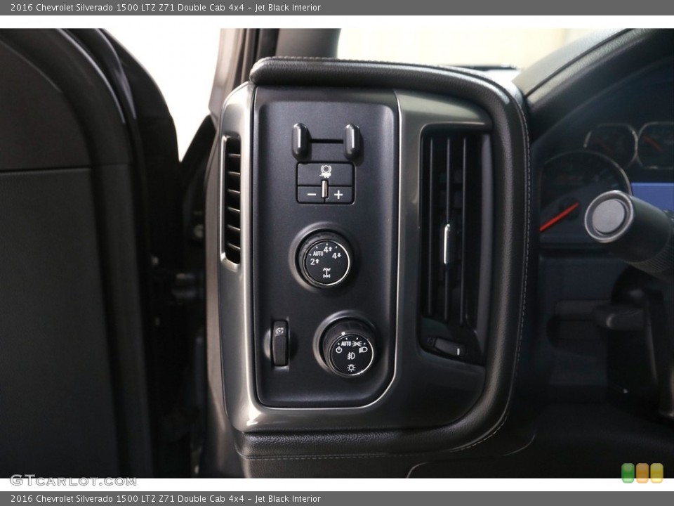 Jet Black Interior Controls for the 2016 Chevrolet Silverado 1500 LTZ Z71 Double Cab 4x4 #145699670