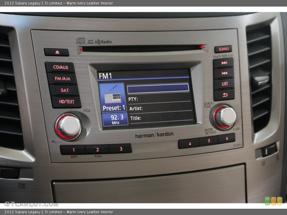 Warm Ivory Leather Interior Controls for the 2013 Subaru Legacy 2.5i Limited #145700096