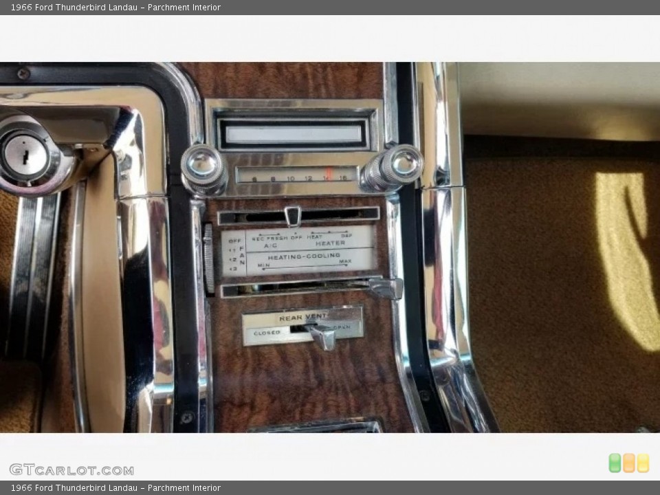 Parchment Interior Audio System for the 1966 Ford Thunderbird Landau #145700120
