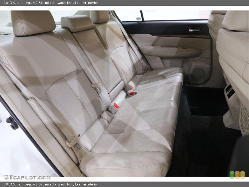 Warm Ivory Leather Interior Rear Seat for the 2013 Subaru Legacy 2.5i Limited #145700162
