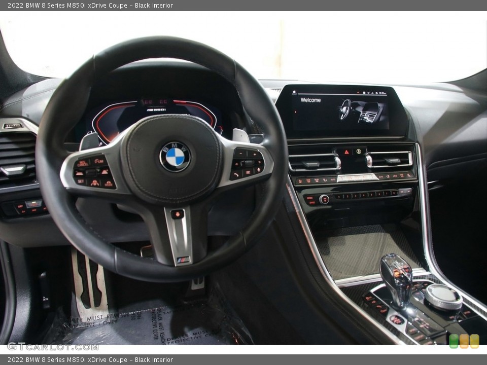Black Interior Dashboard for the 2022 BMW 8 Series M850i xDrive Coupe #145700552