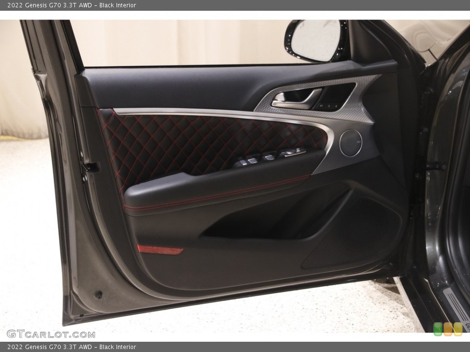 Black Interior Door Panel for the 2022 Genesis G70 3.3T AWD #145701126