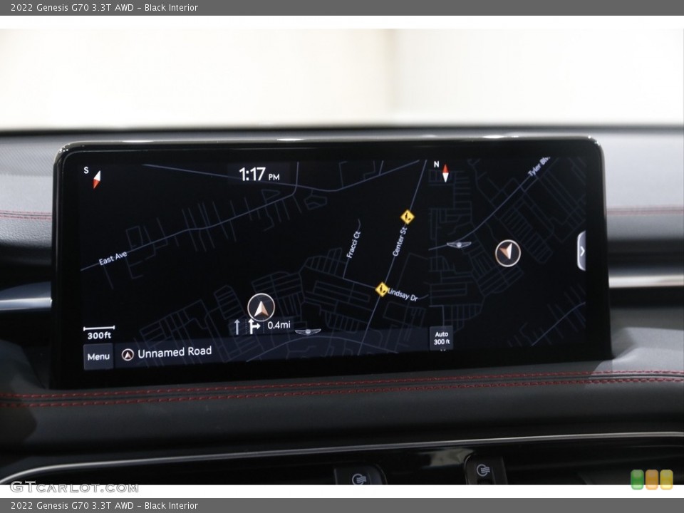 Black Interior Navigation for the 2022 Genesis G70 3.3T AWD #145701243