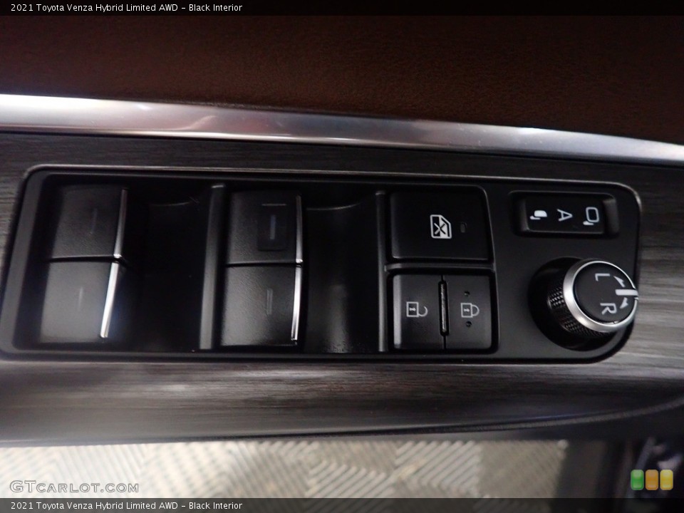 Black Interior Controls for the 2021 Toyota Venza Hybrid Limited AWD #145701513