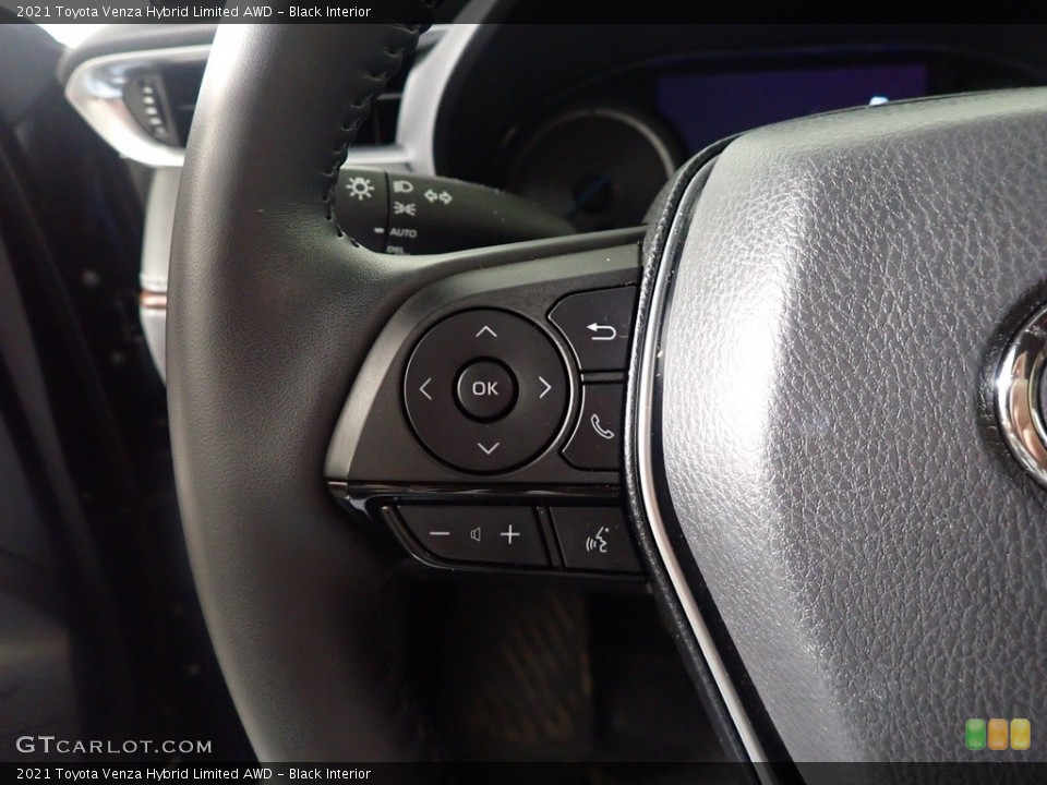 Black Interior Controls for the 2021 Toyota Venza Hybrid Limited AWD #145701693