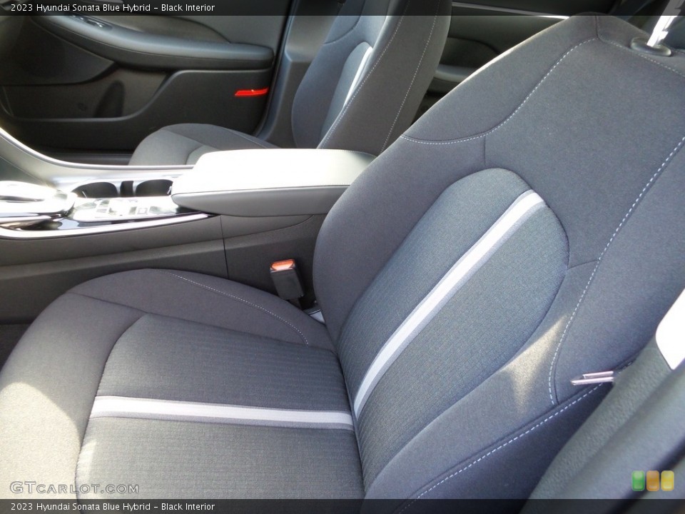 Black Interior Front Seat for the 2023 Hyundai Sonata Blue Hybrid #145701768