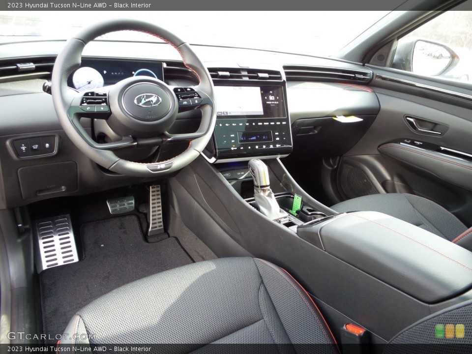 Black Interior Photo for the 2023 Hyundai Tucson N-Line AWD #145701837