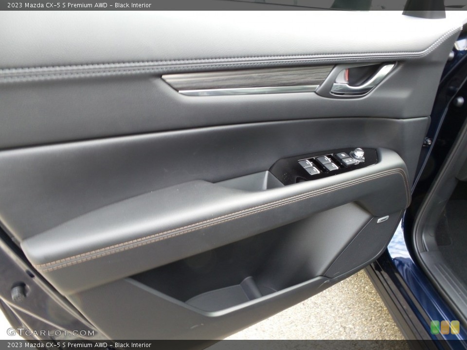Black Interior Door Panel for the 2023 Mazda CX-5 S Premium AWD #145702206