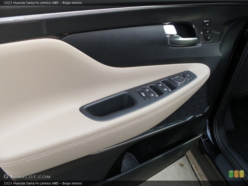 Beige Interior Door Panel for the 2023 Hyundai Santa Fe Limited AWD #145702413