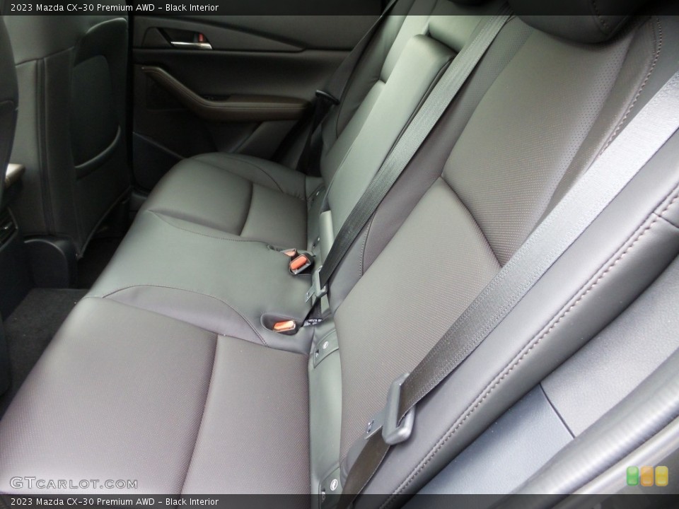 Black Interior Rear Seat for the 2023 Mazda CX-30 Premium AWD #145702653