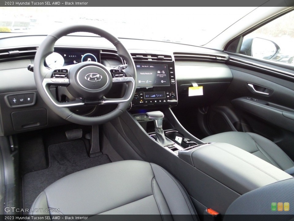 Black Interior Photo for the 2023 Hyundai Tucson SEL AWD #145702809