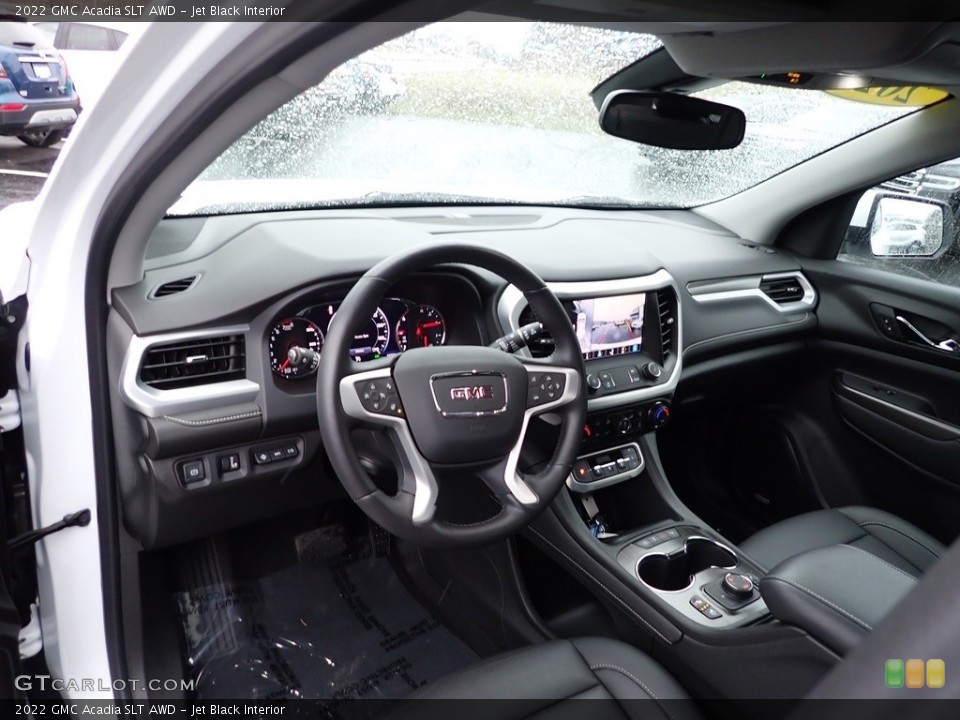 Jet Black Interior Front Seat for the 2022 GMC Acadia SLT AWD #145704729