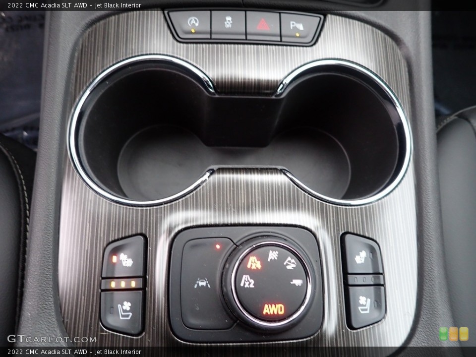 Jet Black Interior Controls for the 2022 GMC Acadia SLT AWD #145704900