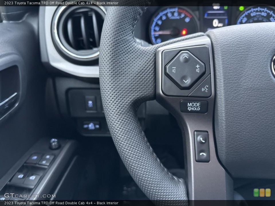 Black Interior Steering Wheel for the 2023 Toyota Tacoma TRD Off Road Double Cab 4x4 #145705164