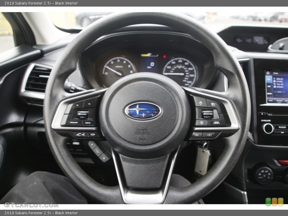 Black Interior Steering Wheel for the 2019 Subaru Forester 2.5i #145705569