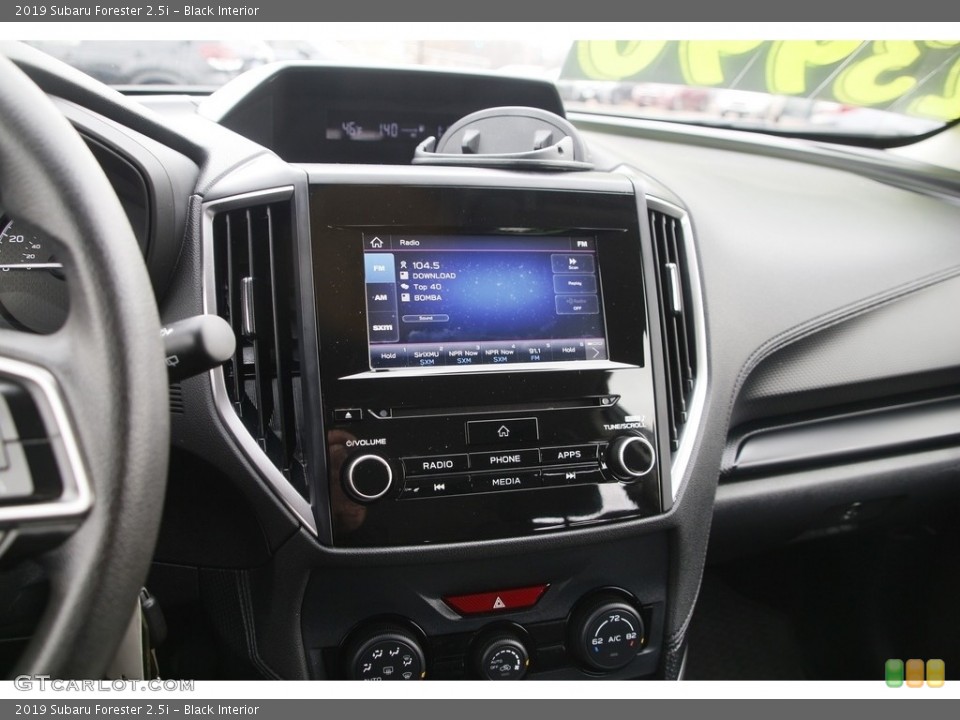 Black Interior Controls for the 2019 Subaru Forester 2.5i #145705593