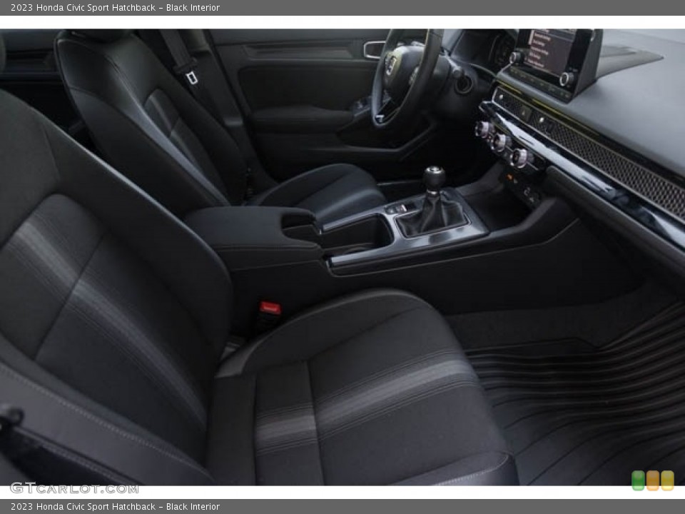 Black Interior Front Seat for the 2023 Honda Civic Sport Hatchback #145705887