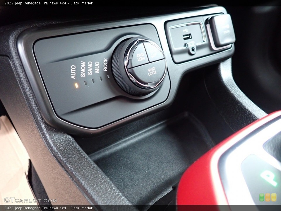 Black Interior Controls for the 2022 Jeep Renegade Trailhawk 4x4 #145707172