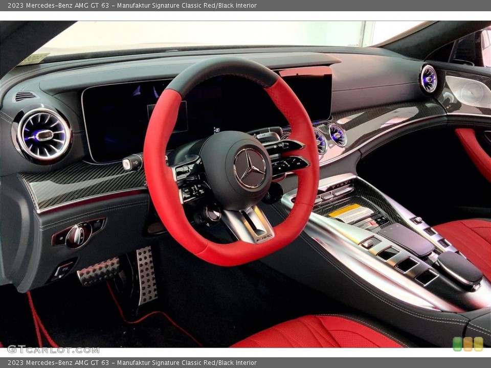 Manufaktur Signature Classic Red/Black Interior Prime Interior for the 2023 Mercedes-Benz AMG GT 63 #145707199