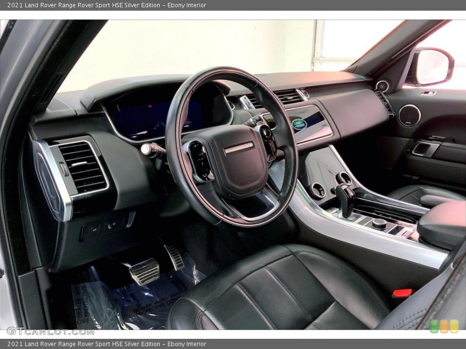 Ebony Interior Photo for the 2021 Land Rover Range Rover Sport HSE Silver Edition #145707571
