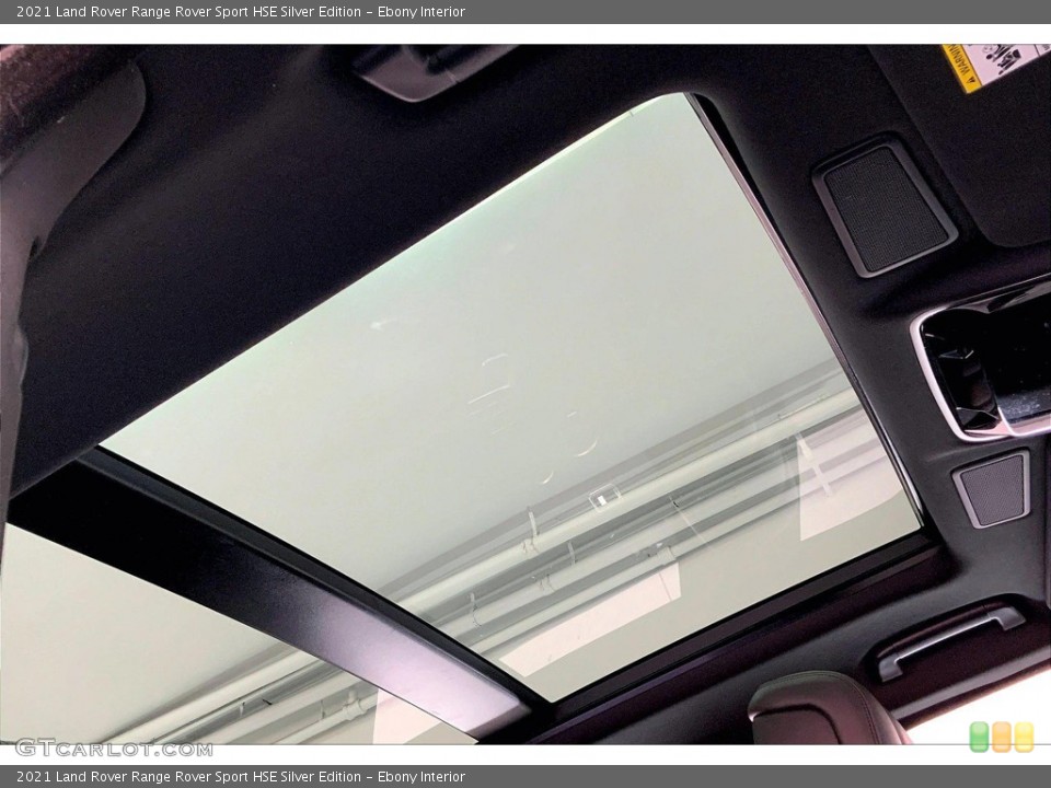 Ebony Interior Sunroof for the 2021 Land Rover Range Rover Sport HSE Silver Edition #145707829