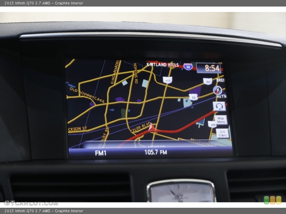 Graphite Interior Navigation for the 2015 Infiniti Q70 3.7 AWD #145708871