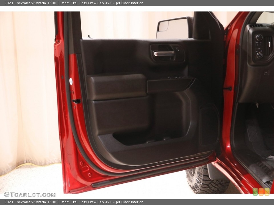 Jet Black Interior Door Panel for the 2021 Chevrolet Silverado 1500 Custom Trail Boss Crew Cab 4x4 #145709128
