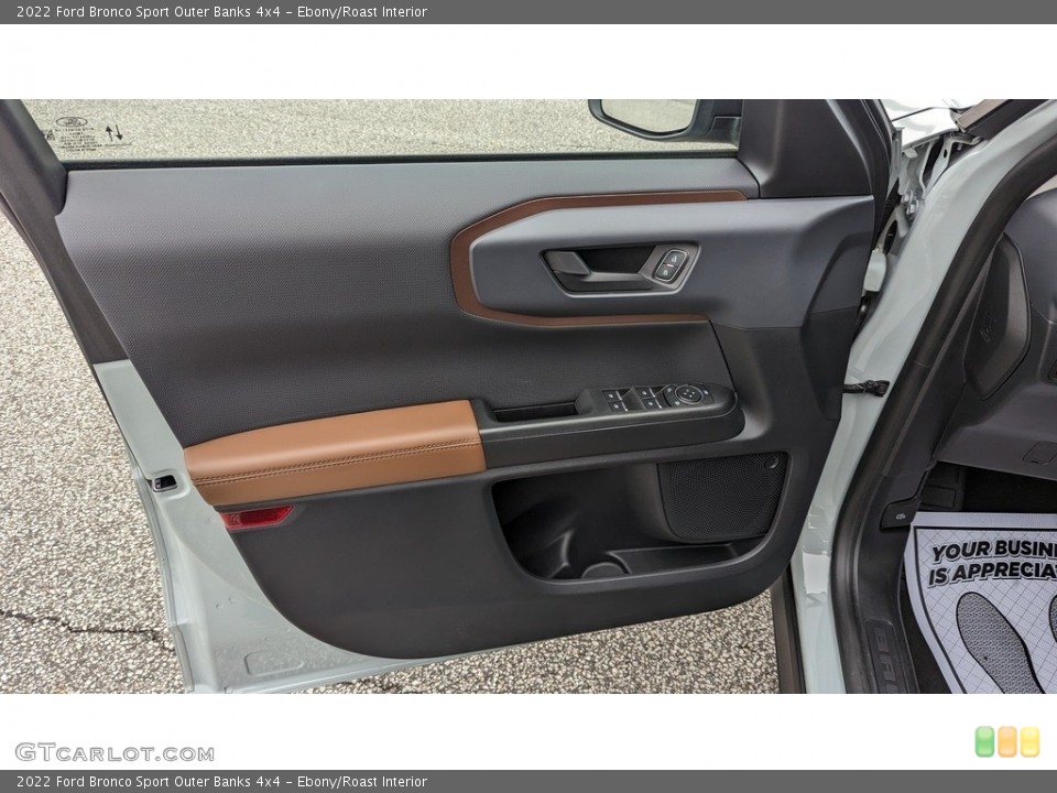 Ebony/Roast Interior Door Panel for the 2022 Ford Bronco Sport Outer Banks 4x4 #145709144