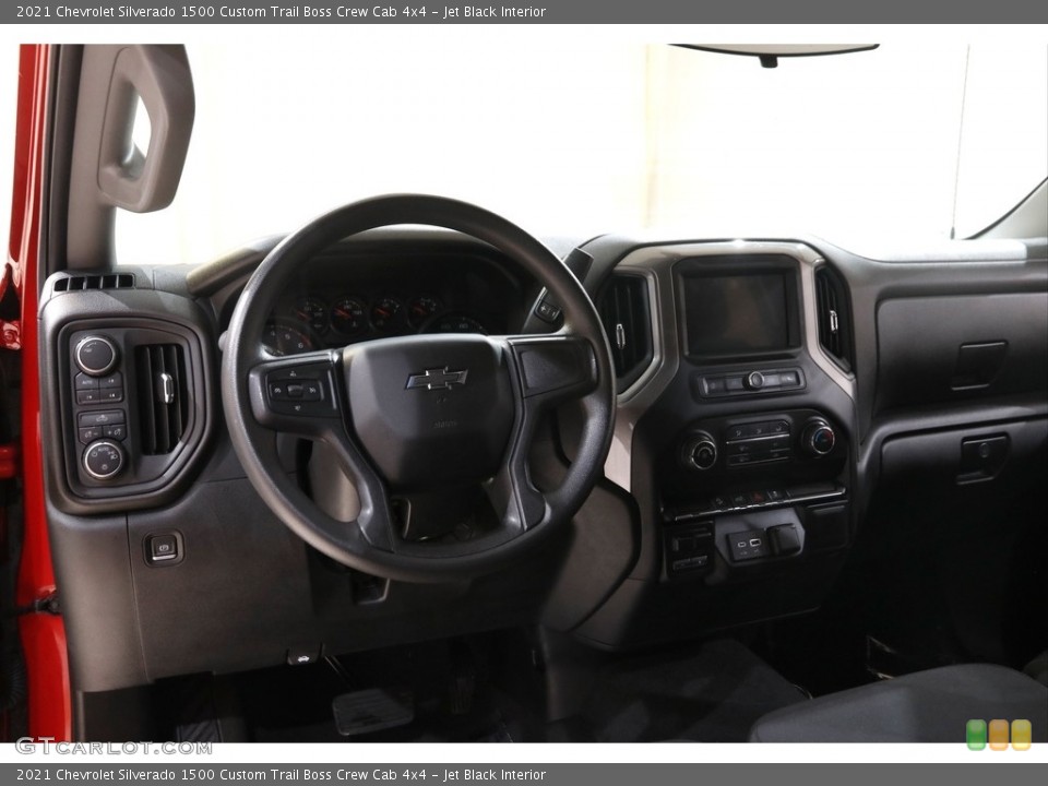 Jet Black Interior Dashboard for the 2021 Chevrolet Silverado 1500 Custom Trail Boss Crew Cab 4x4 #145709177