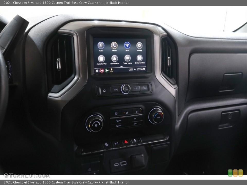 Jet Black Interior Controls for the 2021 Chevrolet Silverado 1500 Custom Trail Boss Crew Cab 4x4 #145709204