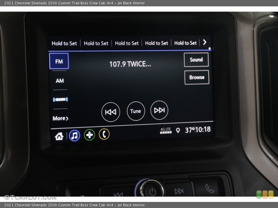 Jet Black Interior Controls for the 2021 Chevrolet Silverado 1500 Custom Trail Boss Crew Cab 4x4 #145709216