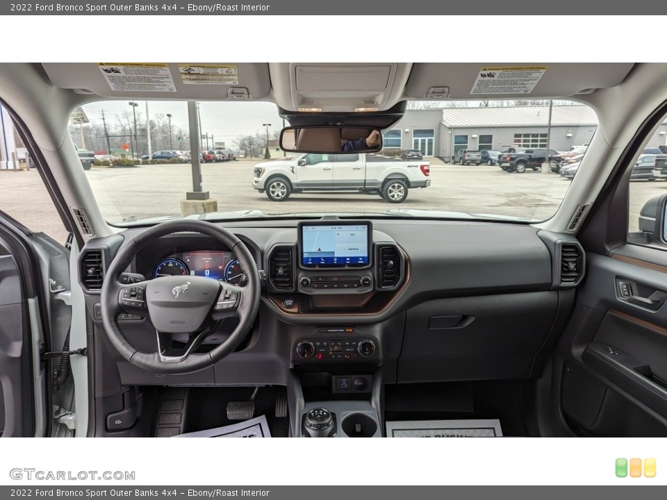 Ebony/Roast Interior Dashboard for the 2022 Ford Bronco Sport Outer Banks 4x4 #145709219