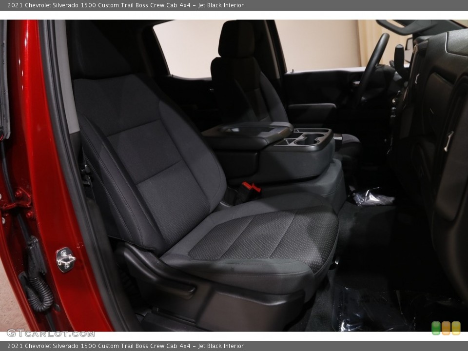 Jet Black Interior Front Seat for the 2021 Chevrolet Silverado 1500 Custom Trail Boss Crew Cab 4x4 #145709261
