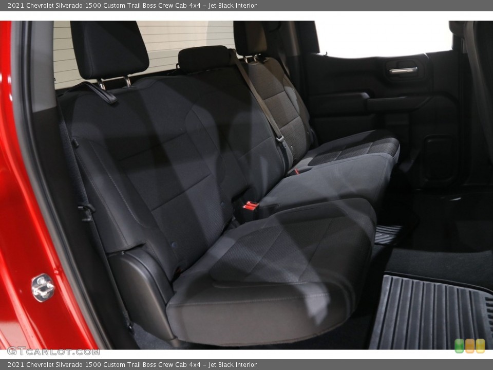 Jet Black Interior Rear Seat for the 2021 Chevrolet Silverado 1500 Custom Trail Boss Crew Cab 4x4 #145709270