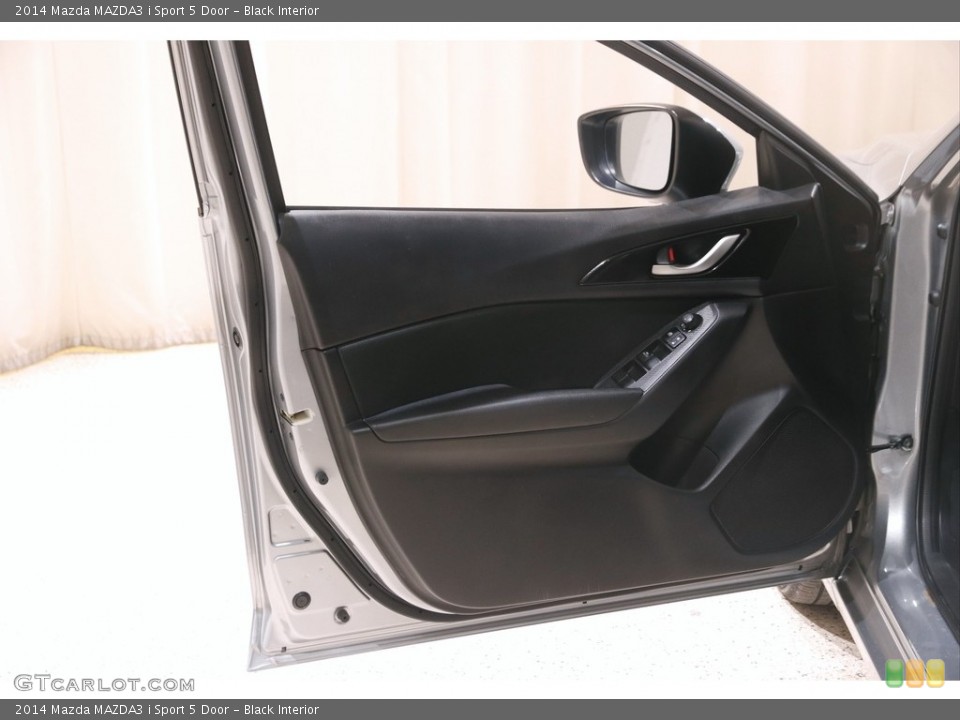 Black Interior Door Panel for the 2014 Mazda MAZDA3 i Sport 5 Door #145710203