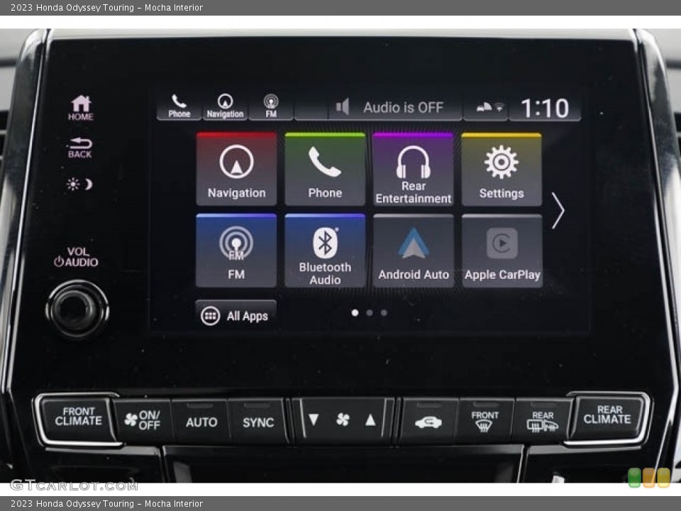 Mocha Interior Controls for the 2023 Honda Odyssey Touring #145710272