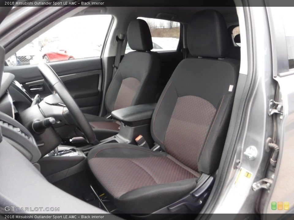 Black Interior Front Seat for the 2018 Mitsubishi Outlander Sport LE AWC #145711996