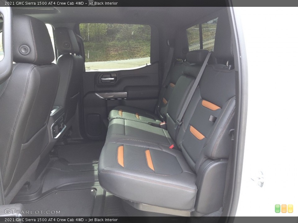 Jet Black Interior Rear Seat for the 2021 GMC Sierra 1500 AT4 Crew Cab 4WD #145712593