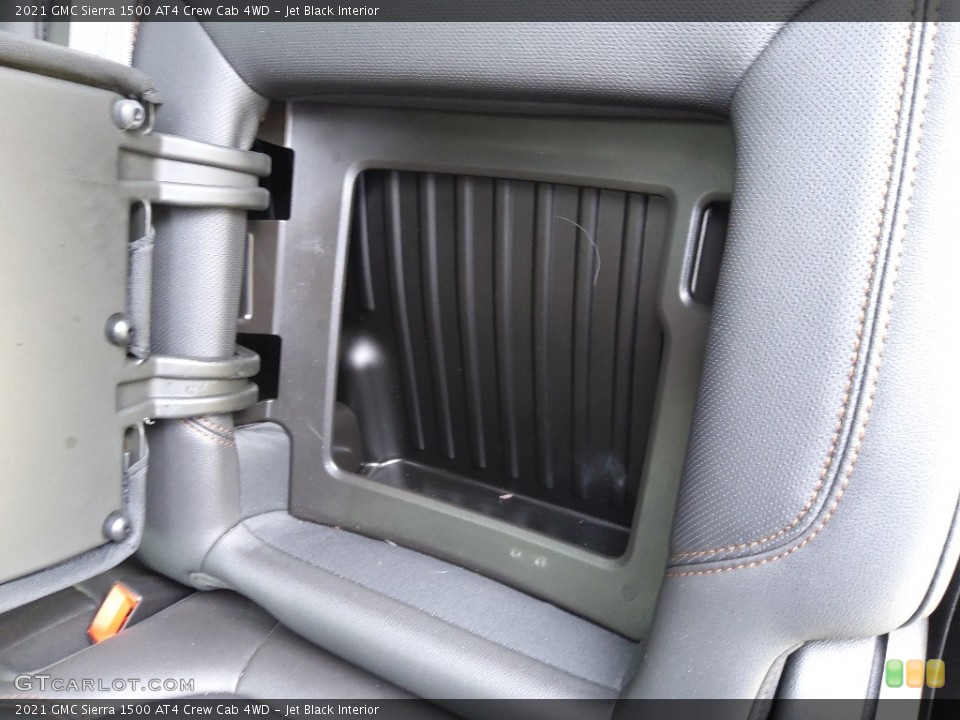 Jet Black Interior Rear Seat for the 2021 GMC Sierra 1500 AT4 Crew Cab 4WD #145712620