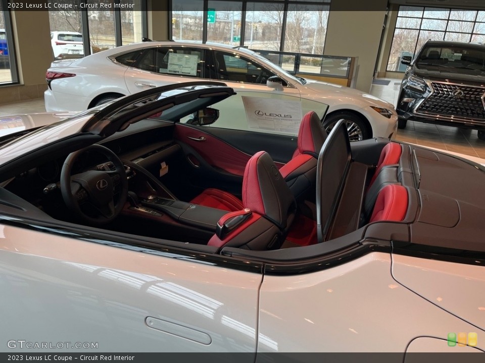Circuit Red 2023 Lexus LC Interiors