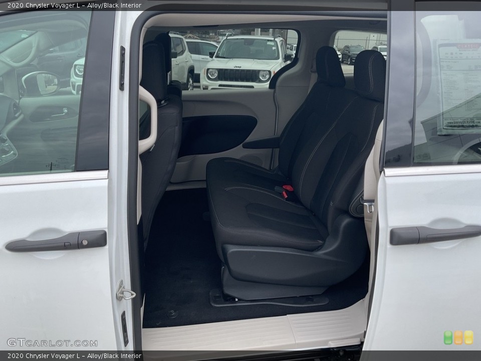Alloy/Black Interior Rear Seat for the 2020 Chrysler Voyager L #145715155