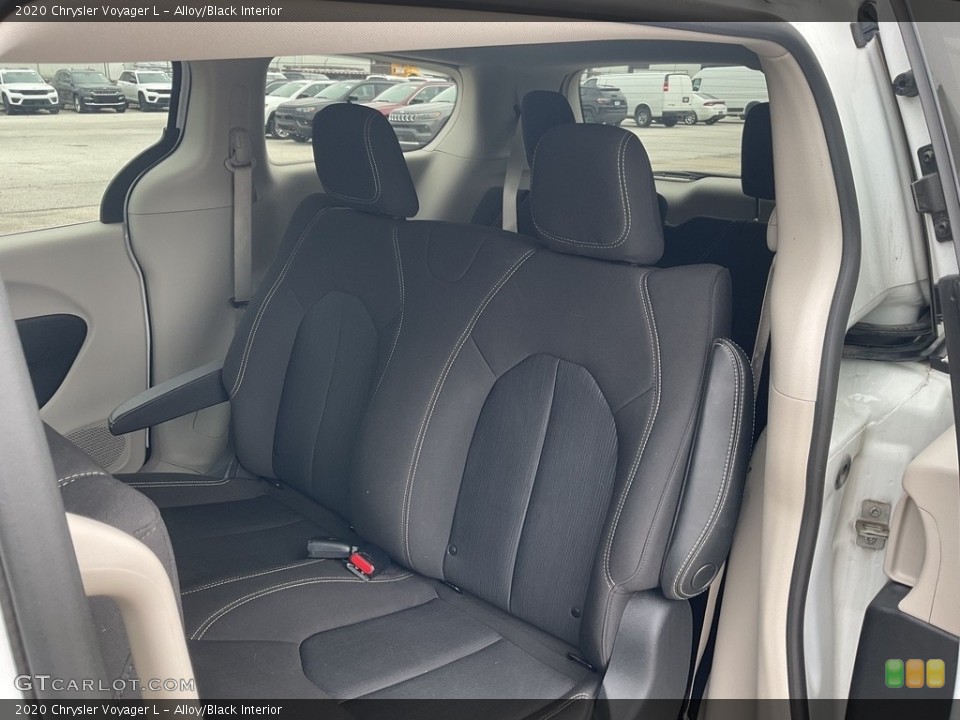 Alloy/Black Interior Rear Seat for the 2020 Chrysler Voyager L #145715176