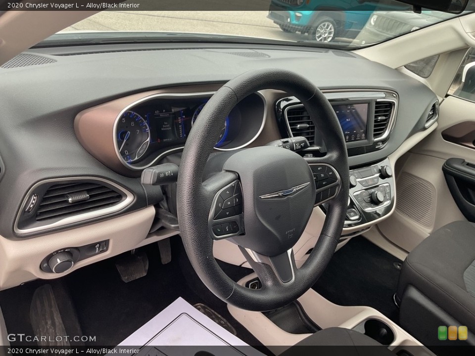 Alloy/Black Interior Dashboard for the 2020 Chrysler Voyager L #145715215