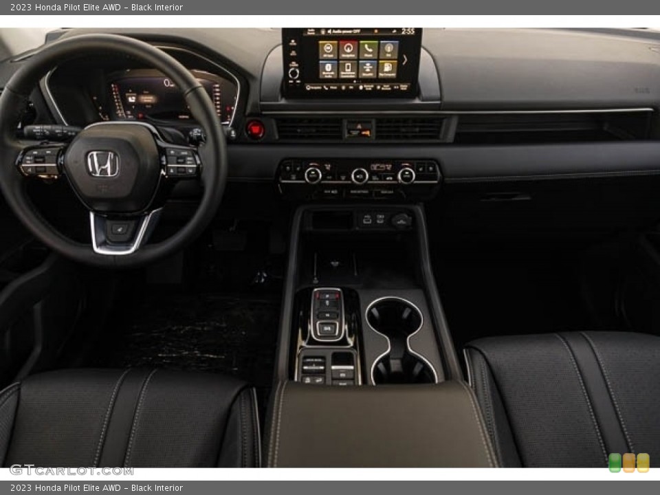 Black Interior Dashboard for the 2023 Honda Pilot Elite AWD #145715242